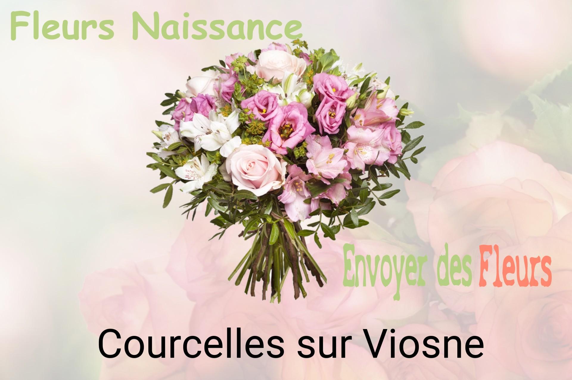 Bouquet de fleurs de naissance livré à Courcelles-sur-Viosne