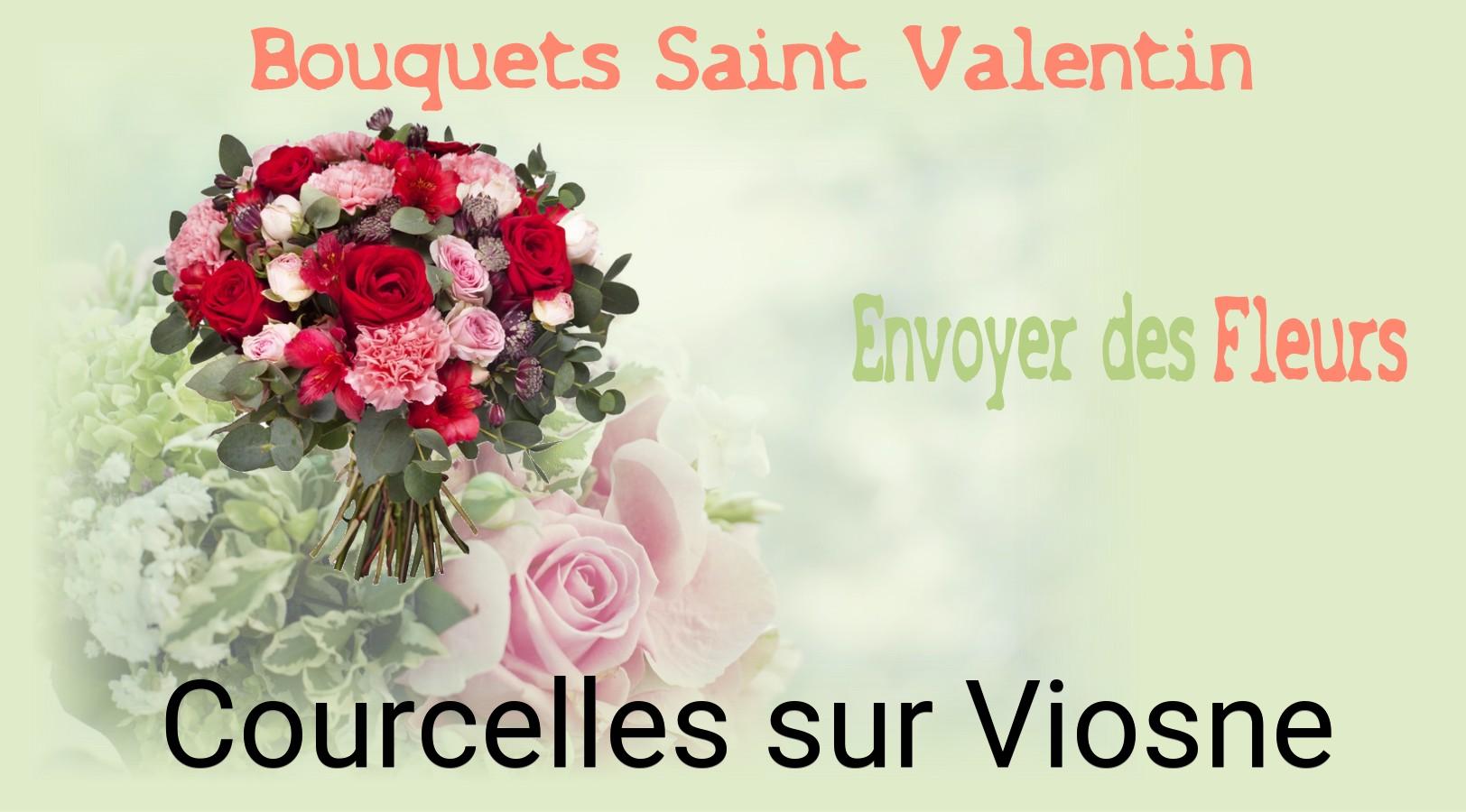 Roses de Saint-Valentin livrées à Courcelles-sur-Viosne